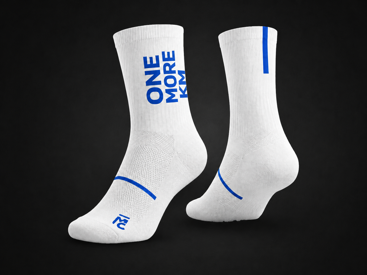 Branco com azul royal